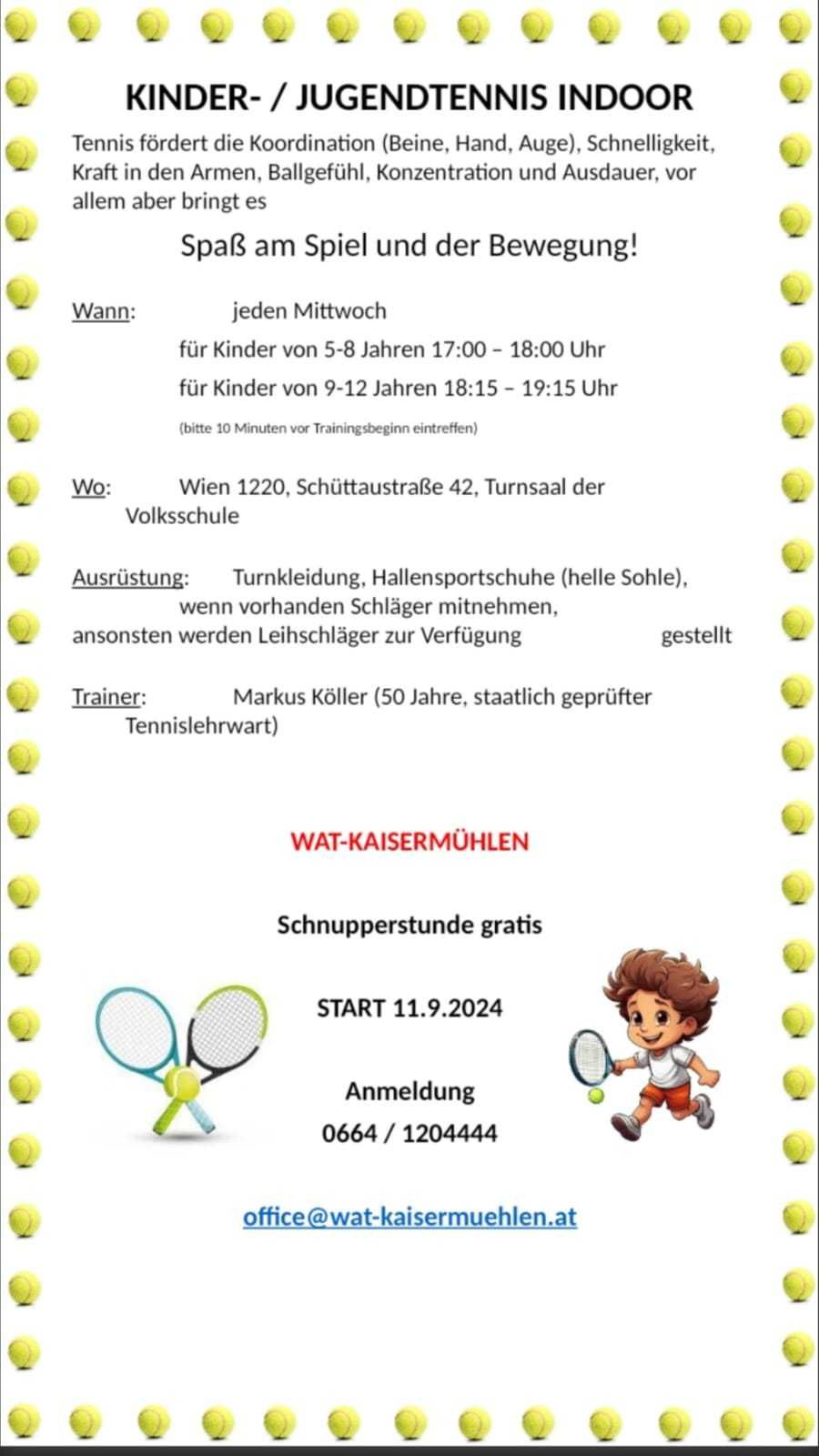 Kinder und Jugendtennis 2024-08-19